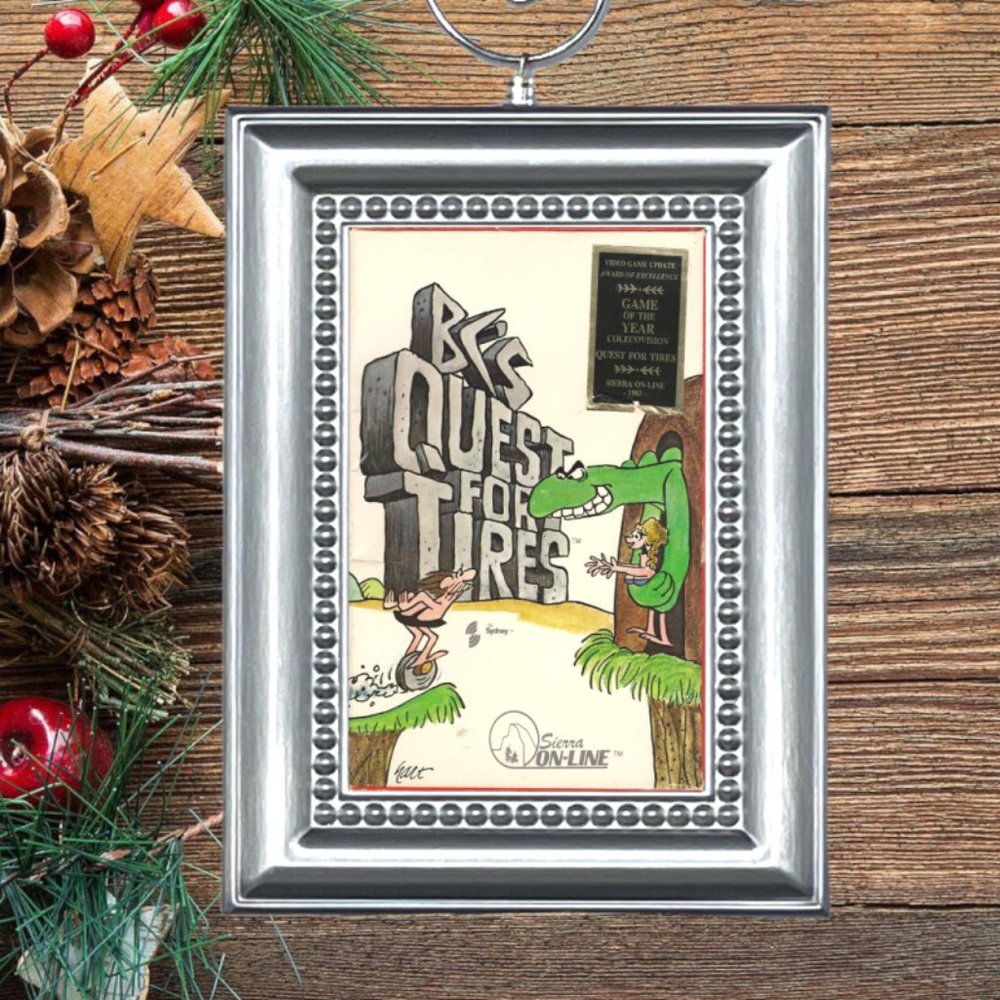 ColecoVision BC's Quest For Tires Video Game Memorabilia Christmas Tree Ornament
